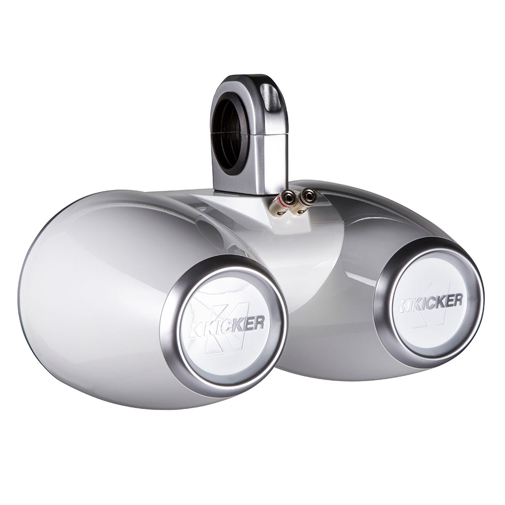 KICKER KMTED Tower Enclosures fDual 65 Drivers  White 12KMTEDW